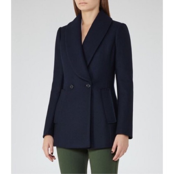Reiss Malika Ink Navy Women's Blazer - Picture 3 of 7